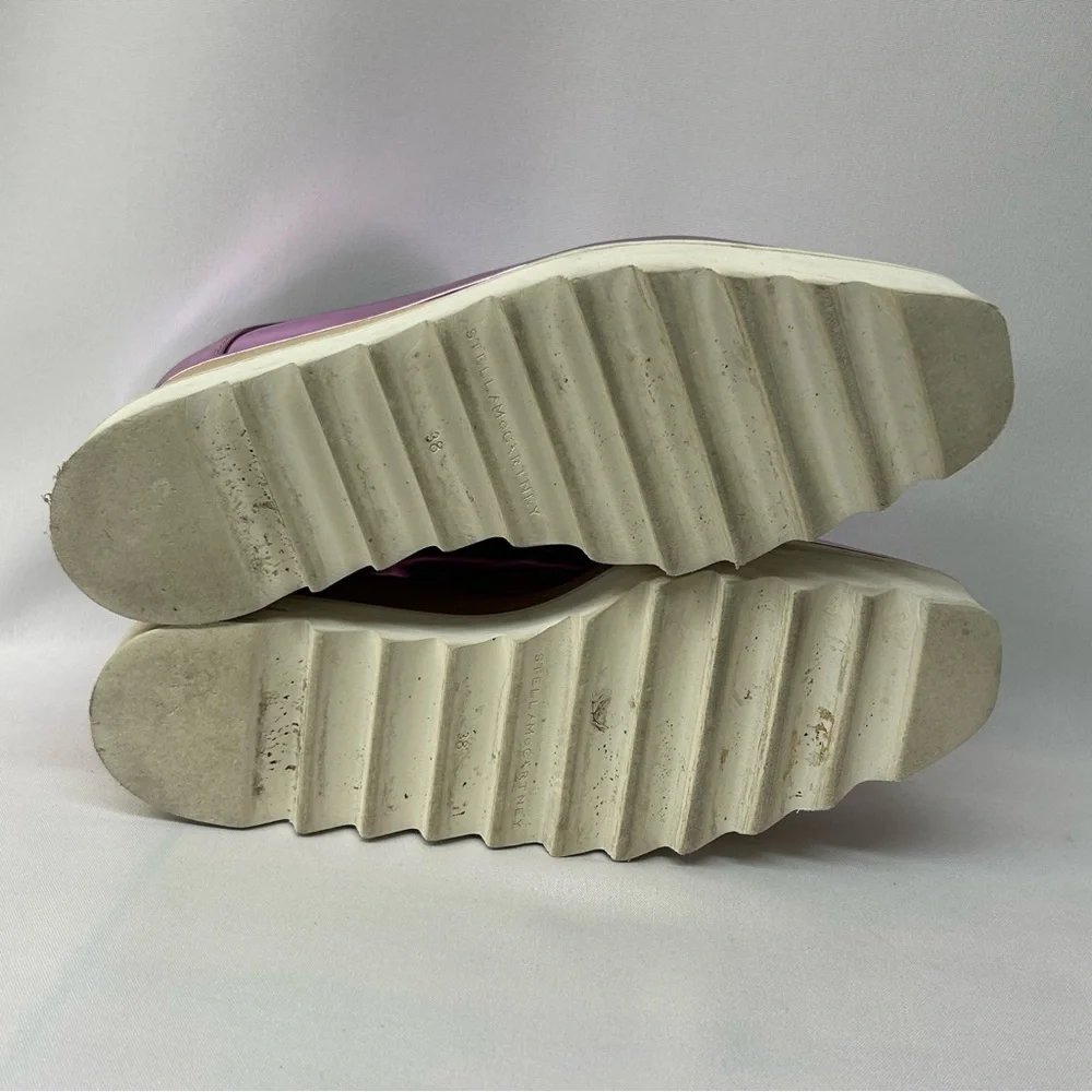 Stella McCartney Elyse Metallic Pink Platform Size 8 / 38 - Picture 15 of 15